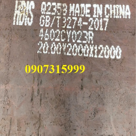 THÉP TẤM CUỘN Q235B DÀY 20MM/20LY/20LI 