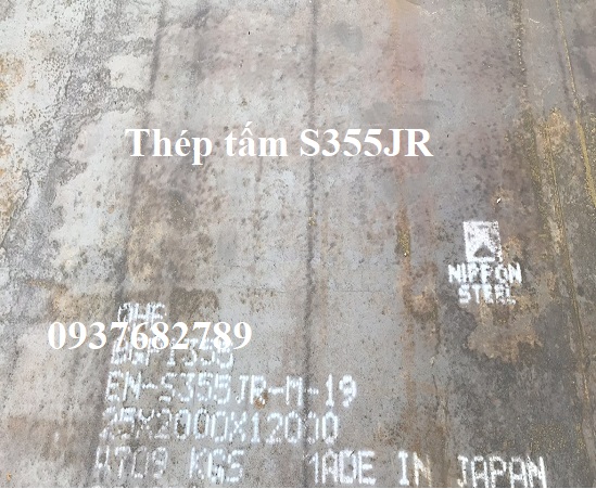 Báo giá thép tấm S355JR 25mm/ly/li  