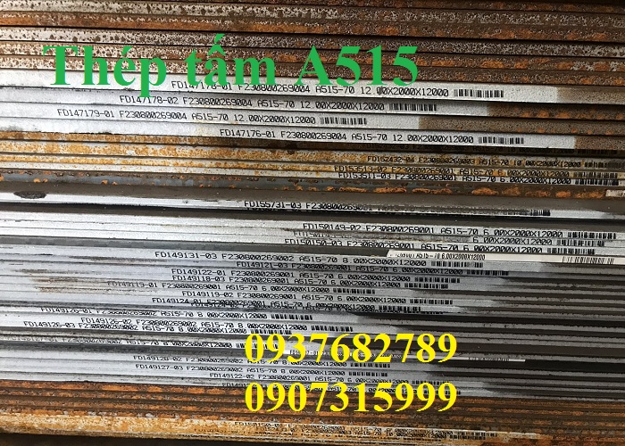 Thép tấm A515 dày 12mm, 6mm