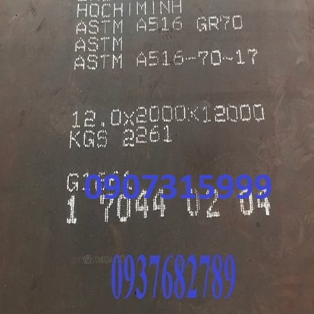 Thép tấm A516 dùng cho nồi hơi và bình áp lực Thép tấm A516 dùng cho nồi hơi và bình áp lực