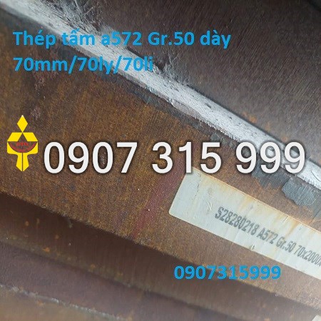 thép tấm a572 dày 70mm, 72mm, 74mm, 75mm, 76mm, 78mm giá rẻ. 