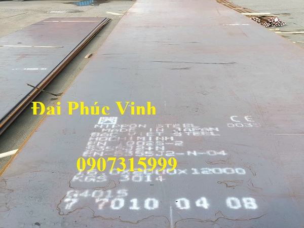 Thép tấm S355J2 (S355J2+N) dày 6mm