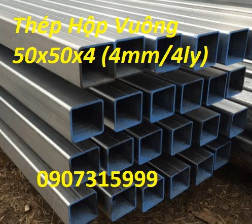 Thép Hộp Vuông 50x50x4 (4mm/4ly)