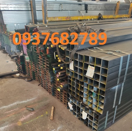 Thép hộp mạ kẽm 100x100x3mm Thép hộp mạ kẽm 100x100x3mm