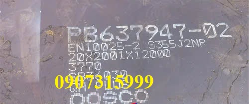 BÁO GIÁ THÉP TẤM S355J2(S355J2+N) dày 8mm/8ly(8li)