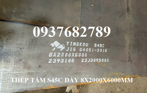 Thép tấm C45(S45C) dày 8mm 8.2mm 8.3mm 8.4mm 8.5mm 8.6mm 8.7mm 8.8mm 8.9mm Thép tấm C45(S45C) dày 8mm 8.2mm 8.3mm 8.4mm 8.5mm 8.6mm 8.7mm 8.8mm 8.9mm