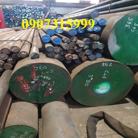 Thép tròn đặc S45C phi 240 245 250 255 260 265 270 280 290 300