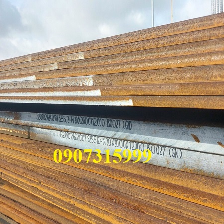 BÁO GIÁ THÉP TẤM S355J2(S355J2+N) dày 65mm/65ly(65li)