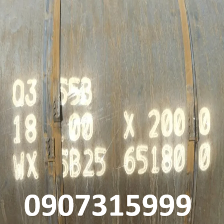 Thép tấm 18x2000x6000mm Q355B